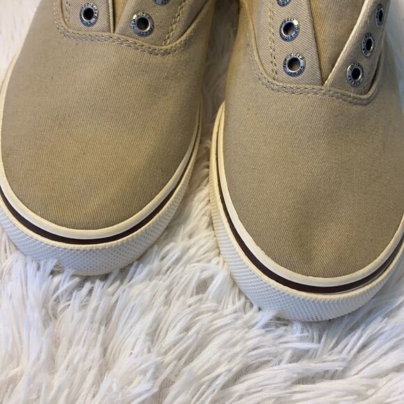 Sperry Salt Wash Sz 7.5 Chino Sneakers - Picture 4 of 14